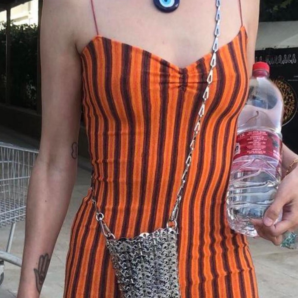 GIMAGUAS SIMI ORANGE DRESS.